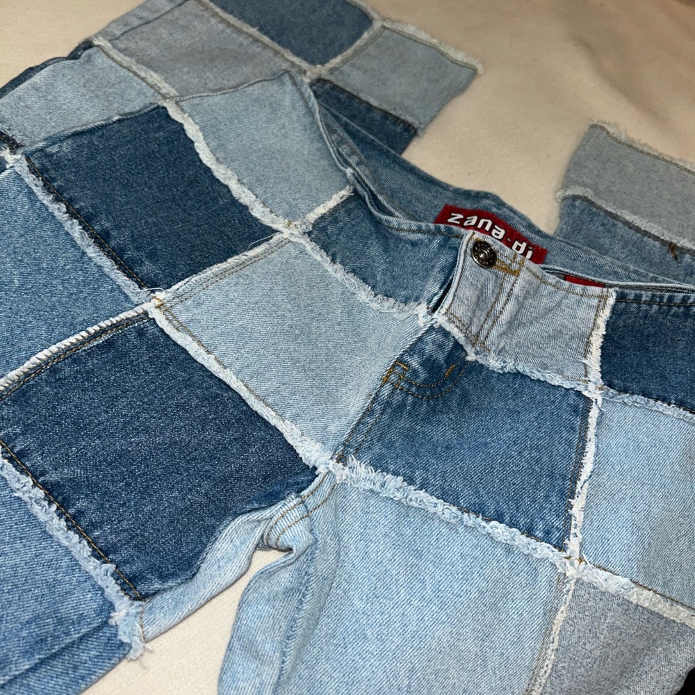 Zana Di Vintage Y2K Patchwork Boot Cut Jeans